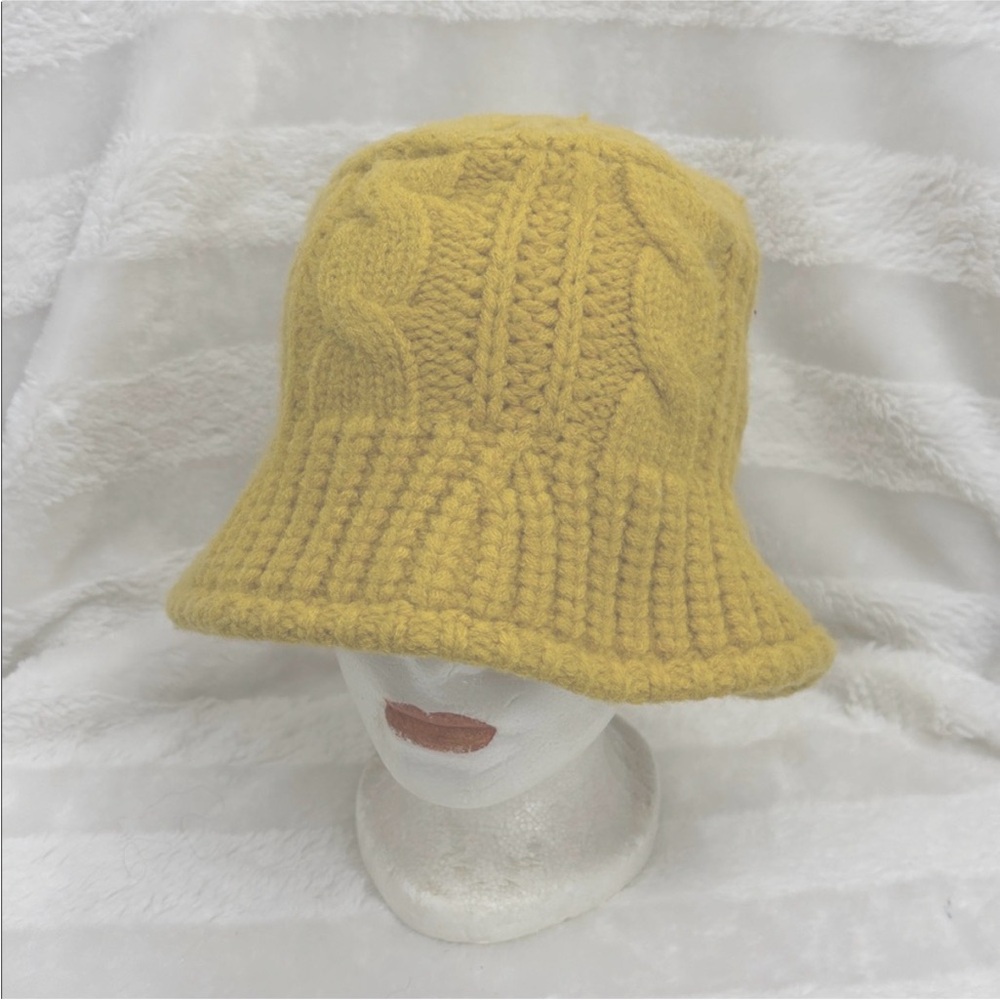 Steve Madden Mustard Knit Hat